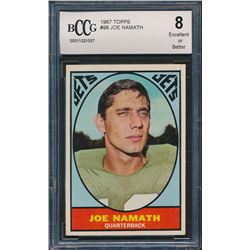 1967 Topps #98 Joe Namath (BCCG 8)