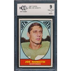 1967 Topps #98 Joe Namath (BCCG 9)