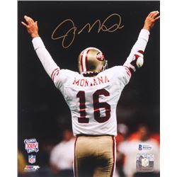Joe Montana Signed San Fransisco 49ers 8x10 Photo (Beckett COA)