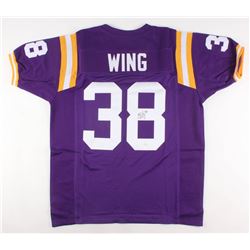 Brad Wing Signed LSU Tigers Jersey (JSA COA)