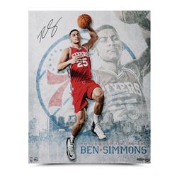 Ben Simmons Signed Philadelphia 76ers "All Systems Go" 16x20 Photo (UDA COA)