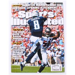 Marcus Mariota Signed 2015 Sports Illustrated Magazine (JSA COA  Mariota Hologram)