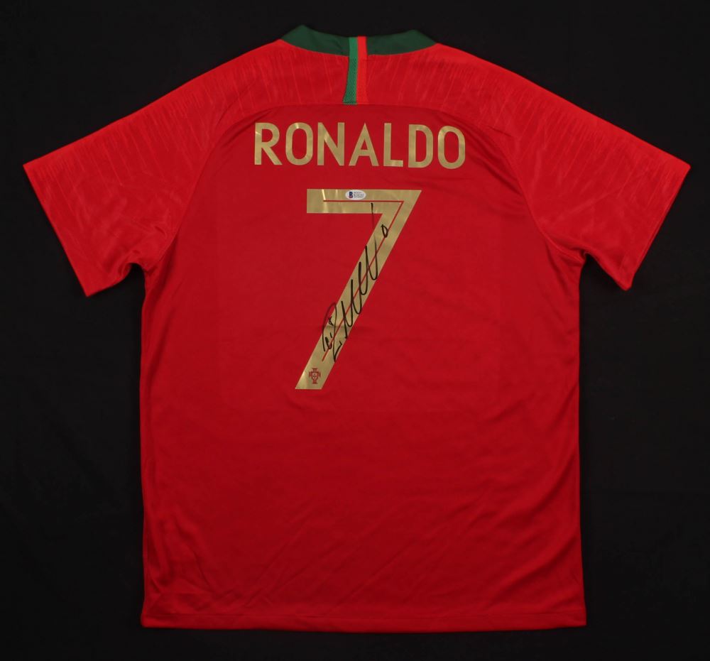 Cristiano ronaldo signed portugal jersey Clearance