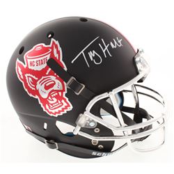 Torry Holt Signed NC State Wolfpack Full-Size Helmet (Radtke COA)