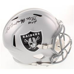 Fred Biletnikoff Signed Oakland Raiders Full-Size Speed Helmet Inscribed "SB XI MVP" (Radtke COA)