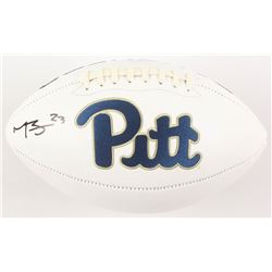 James Conner Signed Pittsburgh Panthers Logo Football (Radtke COA)