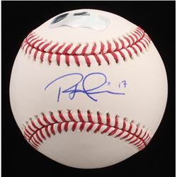 Rhys Hoskins Signed OML Baseball (Radtke Hologram)