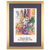 Image 1 : LeRoy Neiman "Boul-Mich Bike Rally" 17x22Custom Framed Print Display