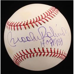Brooks Robinson Signed OML Baseball Inscribed "HOF 1983" (Radtke Hologram)