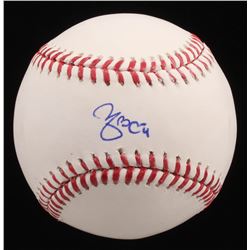 Yadier Molina Signed OML Baseball (JSA COA)