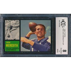1962 Topps #39 Don Meredith SP (BCCG 8)