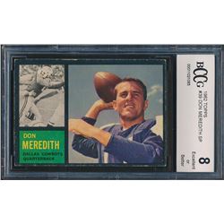 1962 Topps #39 Don Meredith SP (BCCG 8)