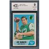 Image 1 : 1968 Topps #65 Joe Namath (BCCG 9)