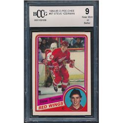 1984-85 O-Pee-Chee #67 Steve Yzerman RC (BCCG 9)