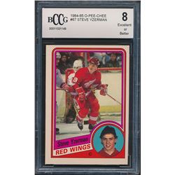 1984-85 O-Pee-Chee #67 Steve Yzerman RC (BCCG 8)