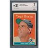 Image 1 : 1958 Topps #370 Yogi Berra (BCCG 7)
