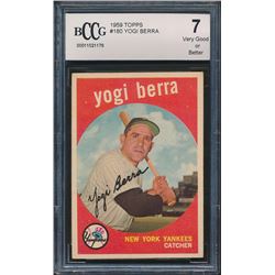 1959 Topps #180 Yogi Berra (BCCG 7)