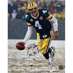 Brett Favre Signed Green Bay Packers 8x10 Photo Inscribed "'95, '96, '97 MVP" (Favre COA)