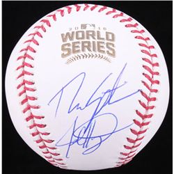 Theo Epstein  Jed Hoyer Signed 2016 World Series Baseball (Schwartz COA)