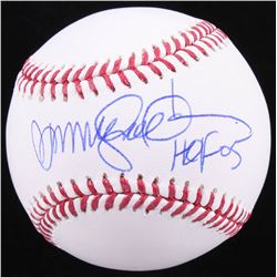 Ryne Sandberg Signed OML Baseball Inscribed "HOF 05" (Schwartz COA)