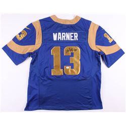 Kurt Warner Signed St. Louis Rams Jersey (JSA COA)