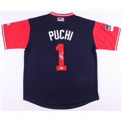 Ozzie Albies Signed Atlanta Braves "Puchi" Jersey (JSA COA)