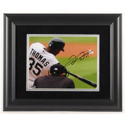Frank Thomas Signed Chicago White Sox 14x17 Custom Framed Photo Display (Schwartz Sports COA)