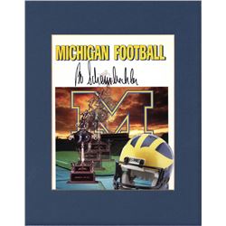 Bo Schembechler Signed Michigan Wolverines 7.5x9.5 Custom Matted Photo Display (JSA LOA)