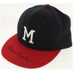 Warren Spahn Signed Milwaukee Braves Hat (PSA COA)