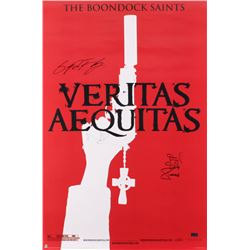 Norman Reedus, Sean Patrick Flanery,  David Della Rocco Signed "The Boondock Saints" 24x36 Movie Pos