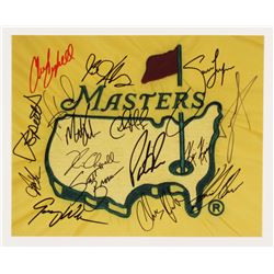 Masters Tournament 8x10 Photo Signed By (16) With Jimmy Walker, Patrick Reed, Henrik Stenson, Jordan