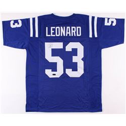 Darius Leonard Signed Indianapolis Colts Jersey (Radtke COA)