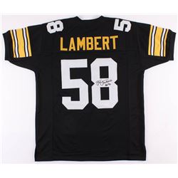 Jack Lambert Signed Pittsburgh Steelers Jersey Inscribed "HOF '90" (JSA Hologram)