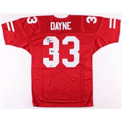 Ron Dayne Signed Wisconsin Badgers Jersey Inscribed "99 H" (Radtke COA)