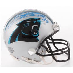 Steve Smith Sr. Signed Carolina Panthers Mini Helmet (Radtke COA)