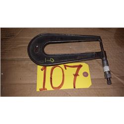 Starrett No.222 Sheet Micrometer 0-1"