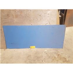 Steel plate 5'x 24.5" x 1/16"