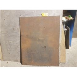 Steel plate 35"3/4 x 46" x 3/16"