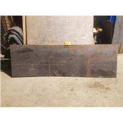 Steel plate 96" x 30" x 1/16"