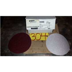Carbo PREMIER Red Resin Paper stick-on Disc 6" Gr.80E