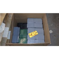 Box of plastic Boxes