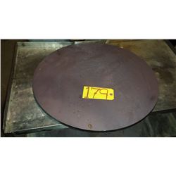 Round Steel Plate 23"3/8 x 1/2"