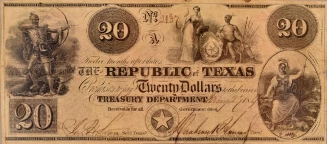 Texas Notes Collection of Government/Republic of Texas Notes