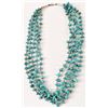 Image 1 : Turquoise Stone 5-Strand Necklace