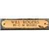 Image 2 : C.M. Russell "Will Rogers" Bronze Sculpture