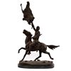 Image 1 : Frederic Remington "Buffalo Signal" Bronze