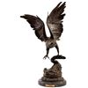 Image 1 : Jules Moigniez "Eagle" Bronze Sculpture