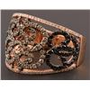 Image 1 : 14kt Rose Gold Diamond LeVian Ring