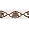 Image 3 : Navajo Indian Sterling Silver Rolling Log Bracelet