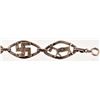 Image 4 : Navajo Indian Sterling Silver Rolling Log Bracelet